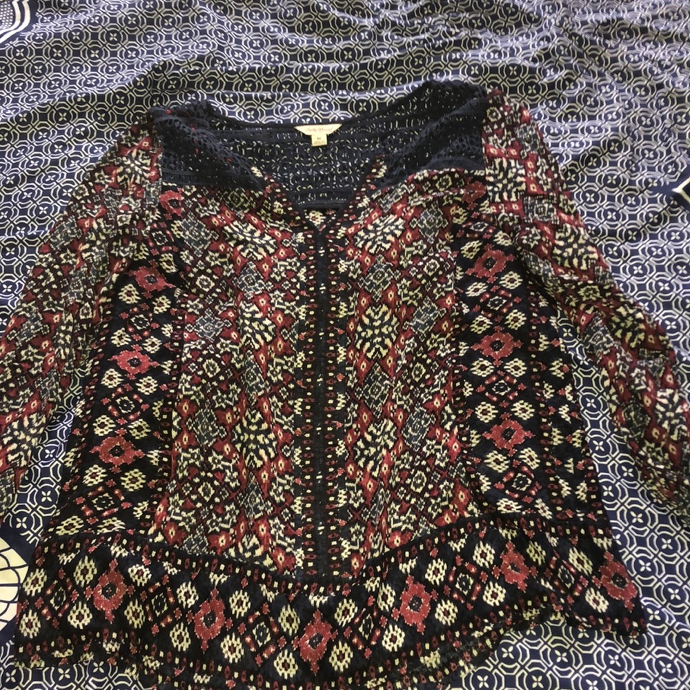 floral blouse